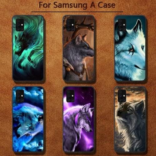 Wolf fantasy Phone Case for Samsung A91 01 10S 11 20 21 31 40 50 51 52 70 71 72 80 A2 CORE A10