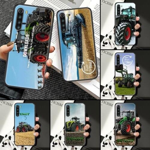 Tractor FENDTS Phone Case For Xiaomi Redmi Note 7 8 9 10 7A 8T 9A 9T 9S 10S Pro black painting funda soft back tpu prime trend