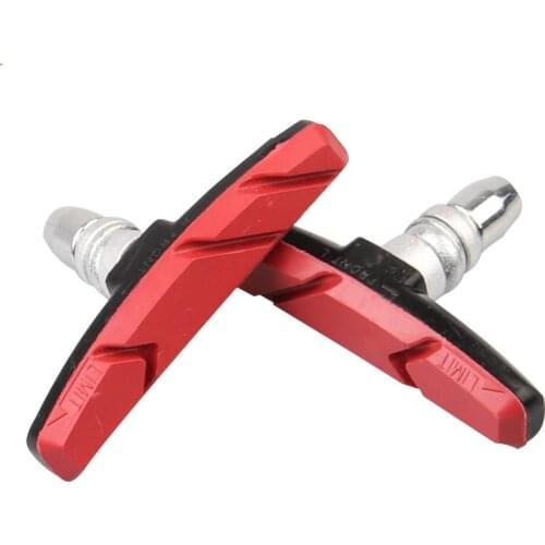 Colored Mountain Road Bike Brake pads MTB Bicycle Braking V-Brake Holder Shoes Rubber Blocks Durable Cycling Accessories stroker