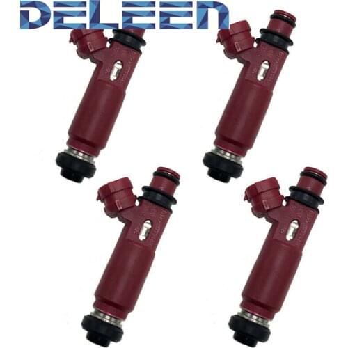 Deleen 4x High impedance Fuel Injector 195500-4430 / FJ798 For Mazda Car Accessories