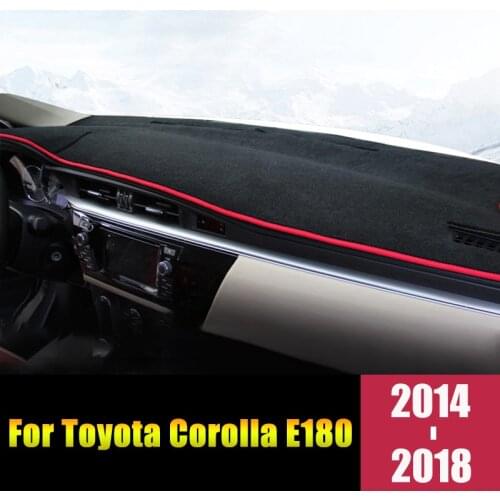For Toyota Corolla 2006-2012 2013 2014 2015 2016 2017 2018 LHD/RHD Car Dashboard Cover Avoid light Pads Anti-UV Mats Accessories