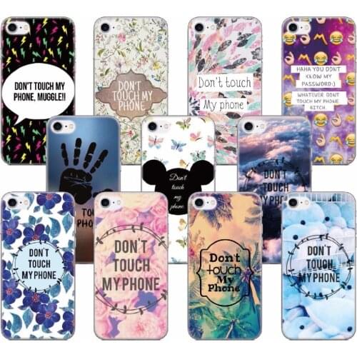 Don't Touch My Phone Case For Wiko Y81 Y61 Y80 Y70 Y60 Y50 Sunny 5 View 5 Plus 4 3 Pro Wim Lite U Feel Prime Cover