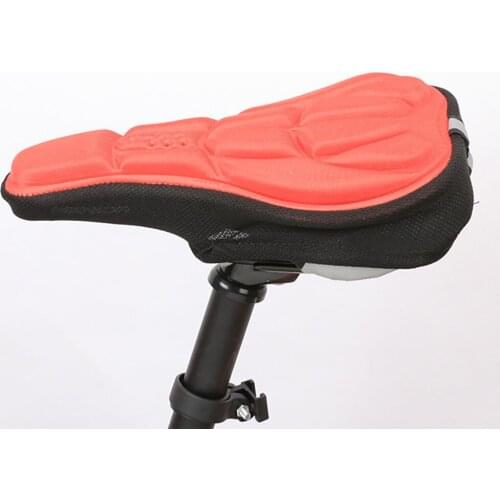 Bicycle Saddle Shock Absorbent Breathable Cushion Set MTB Bike Seat Cushion Breathable Shock Absorption Cushion