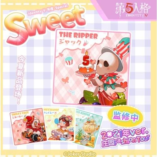 Anime Identity V Dessert Theme Square Towel Soft Towel Face Cloth Washcloth Cosplay Men Women Student Supplies Gifts