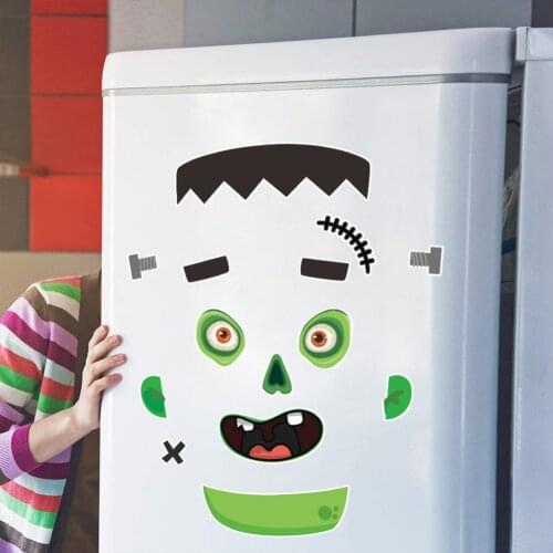 Refrigerator Magnets Halloween Decor Monster Kitchen Pumpkin Witch Magnet Stickers Funny Party Supplies Home Decoration