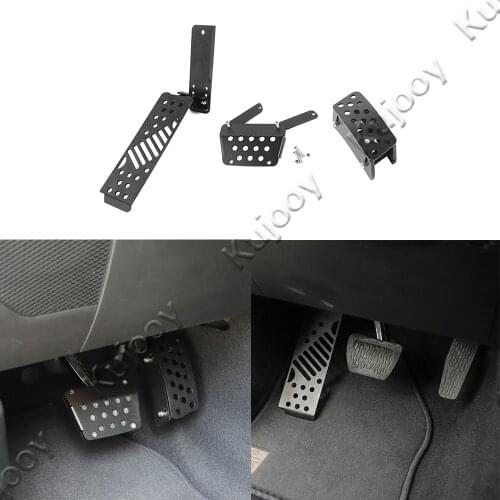 Metal Brake Pedal Accelerator Pedal Rest Pedal Decor Trim for Jeep Wrangler JL 2018+ Car Styling Accessories