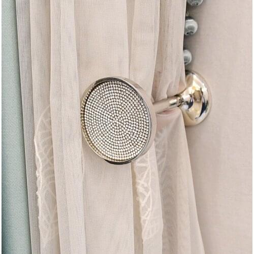 Metal Curtain Hook Room Decor Wall Curtain Holder Home Decoration Accessories Alloy Curtain Hooks Clip Tieback Holdback Buckle