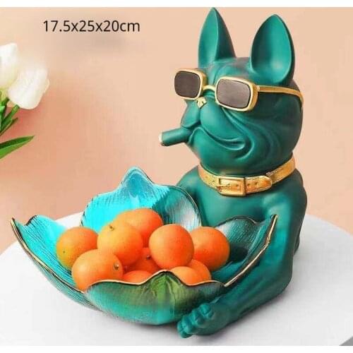 Home Storage Organization Dog Cat Modern Figurine Candy Fruit Key Desktop Home Decor Storage Container Home Office Storage Box