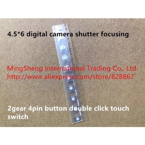Original new 100% 4.5*6 digital camera shutter focusing 2gear 4pin button double click touch switch