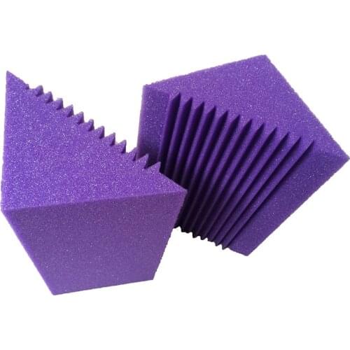 6 PCS Professional Acoustics Foam Acoustic Soundproof Bass Trap Corner Kit