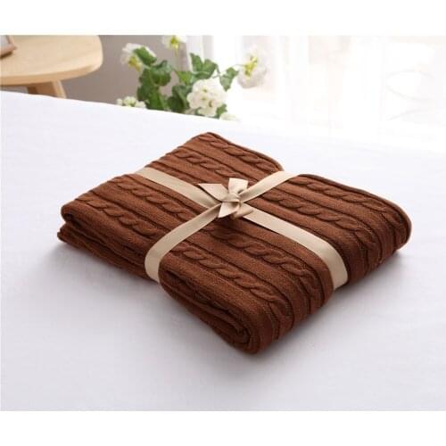 SUGAN LIFE Cotton Throws On The Sofa