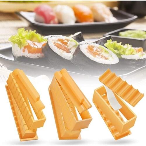Sushi Making Kit Sushi Maker DIY Sushi Maker Tool Molds for Making Sushi Rice Roll Sushi Maker Kit for Beginners