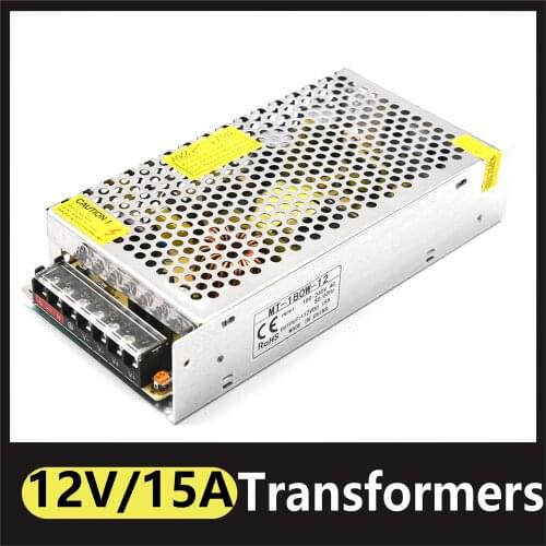 Lighting Transformers AC 110V 220V To DC 12V power suply 15A Power Supply Strip LED Driver For LED Driver Adapter For CCTV