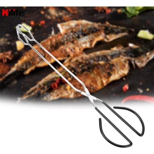 Barbecue Buffet Food Clip Convenient BBQ Tools BBQ Tongs Carbon Pliers Kitchen Gadgets Stainless Steel Barbecue Grill Pliers