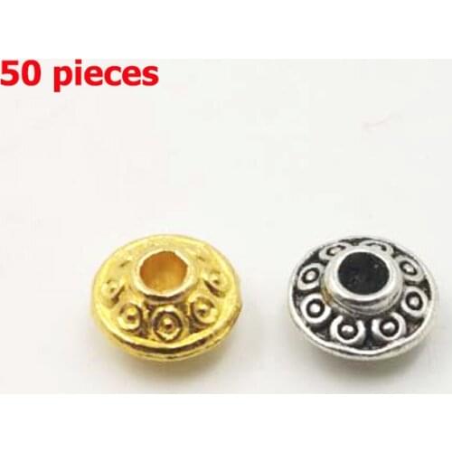 Gold and Spacer beads Tasbih Bracelet accessories tassel Empty pipe beads Rosary Chain accessories