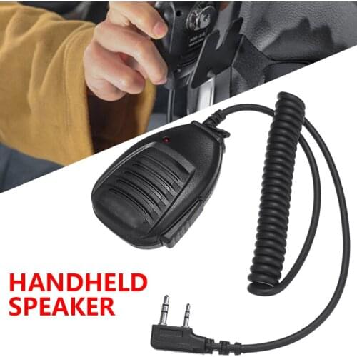 1pc Waterproof Microphone Speaker Mic Walkie Talkie Two Way Radio Accessories with Clip Shoulder Microphone