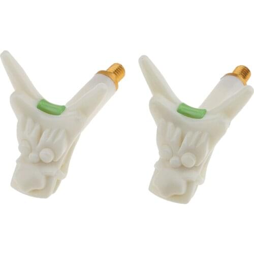 2Pcs Fishing Rod Rest Holder Support Pole Bracket Head 8mm Thread Connector Pod Butt