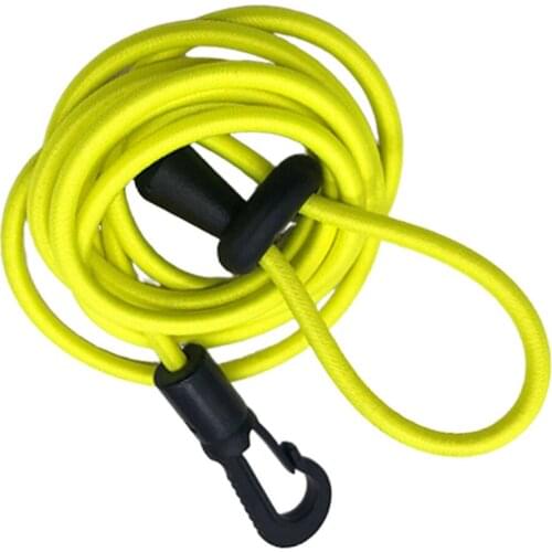 2xKayak Paddle Leash Boat Fishing Rod Safe Cord Holder Fluorescent Yellow