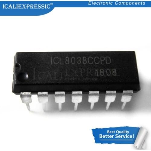 5PCS ICL8038CCPD DIP14 ICL8038 DIP 8038CCPD DIP-14