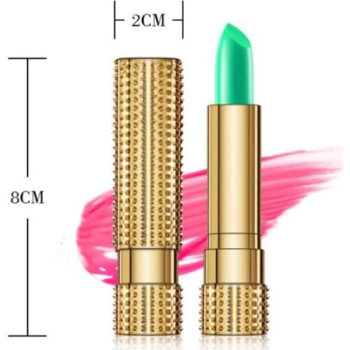Lip Balm Long-Lasting Natural Aloe Vera Lipstick Color Mood Changing Long Lasting Moisturizing Lipstick Anti Aging Beauty QBMY