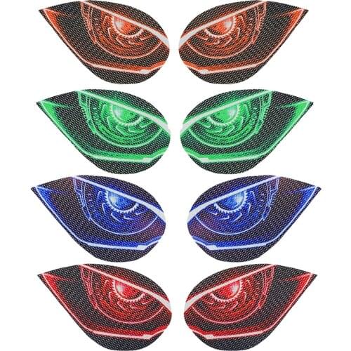 Motorcycle Headlight Decoration Stickers For Kawasaki Ninja ZX6R ZX-6R ZX 6R 2007 2008 3D Head Light Fairing Protection Decal