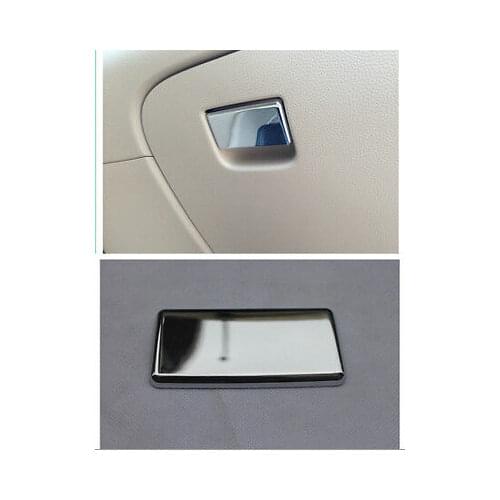 For Nissan Qashqai 2014 2015 Interior storage Box Handle Chrome Cover Trim 1pcs