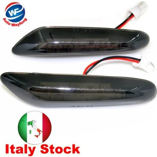 2Pcs E46 E36 E90 E91 E60 E61 E81 E82 SMOKED LED SIDE REPEATERS LIGHT LAMP FOR BMW E87 E88 E92 E93 X1 E84 X3 E83 X5 E53