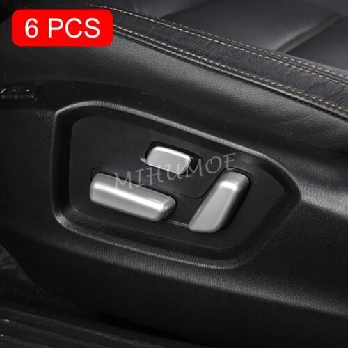 For Mazda CX-5 KF 2017 2018 2019 2020 CX5 2nd Matte Chrome Interior Seat Adjustment Adjust Switch Cover Overlay Trim Accessories