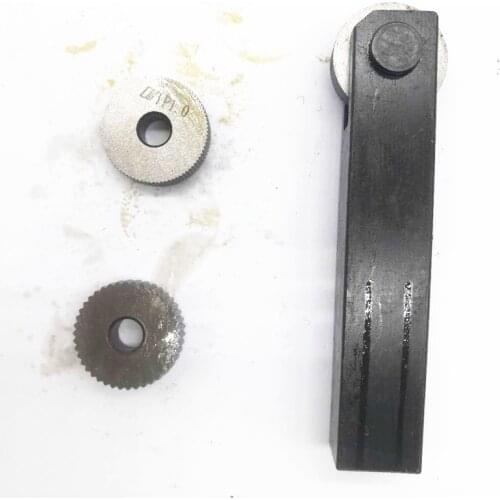 Single wheel ruled Knurling Tool Kit 3pcs 0.5mm 1mm 2mm Wheel Linear Pitch Knurl Set Steel Lathe Cutter Wheel Knurling Tool Set