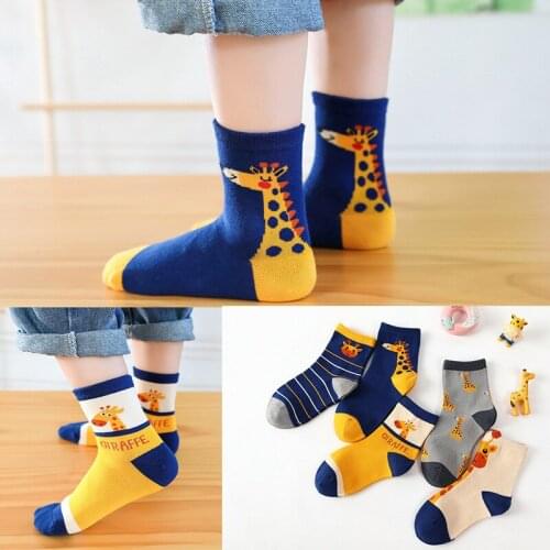 Spring Autumn Winter Pure Cotton Childrens Socks Breathable Sweat-absorbing Middle /Older Childrens Student Girl Boys Socks