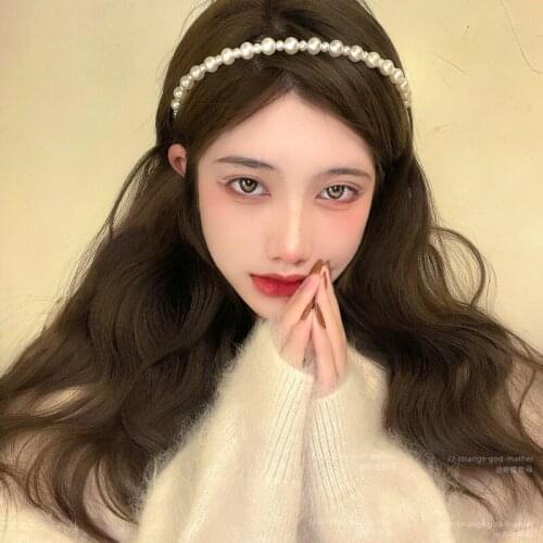 Head hoop hair of pearl hair restoring ancient ways is acted the role of head hoop hair of contracted Korea temperament