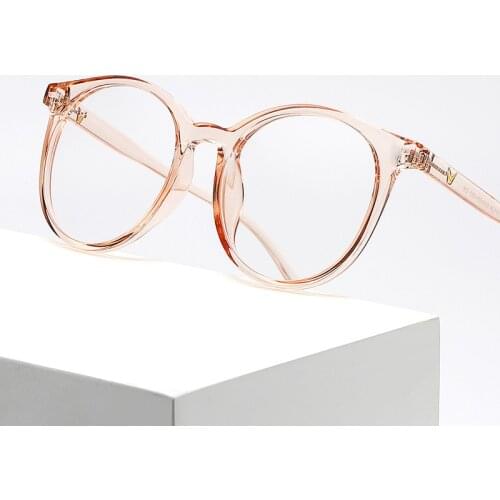 KatKani Mens and Womens Retro Round Large Eyeglasses Frame Ultra Light Fashion Optical Prescription Spectacle Frame K17128