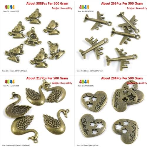 Jewelry Making Charms Wholesale Suppliers Mouse Rat Fighter Airplane Swan Goose Love Heart