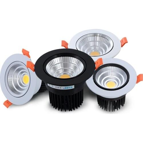 Dimmable Led Downlight Light Ceiling Spot LED downlight 7W 9W 12W 15W 18W 20W 25W 35W AC85-230V Recessed Lights Indoor Lighting