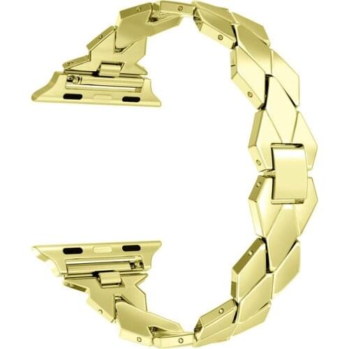 Stainless steel watch Strap For Apple Watch 4 5 6 SE 44mm 40mm metal watch bracelets for iwatch1/2/3 38mm 42mm watch Accessories