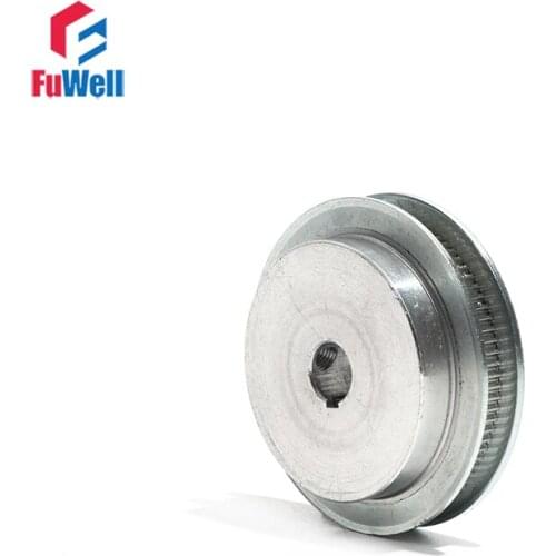 S2M-68T Gear Pulley with Keyway S2M 68Teeth Timing Synchronous Pulley Aluminum Alloy 8/10/12/14/15/20mm Bore Toothed Belt Wheel