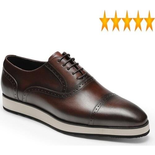 SICCSAEE Men's Lace-up Shoes