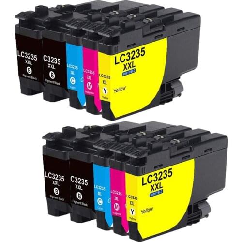 10PK LC3235 compatible Ink Cartridge for Brother DCP-J1100DW MFC-J1300DW Printer