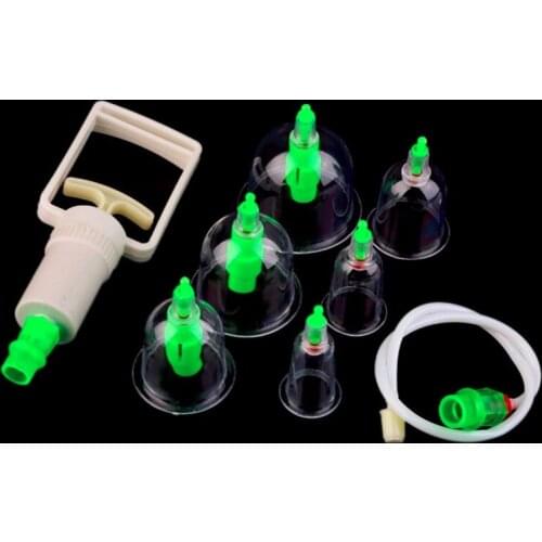 1 Set 6 Cans Massager Health Monitors Products Can Opener Pull Vacuum Cupping of The Tanks Cutem Extractor Acupuncture Wholesale