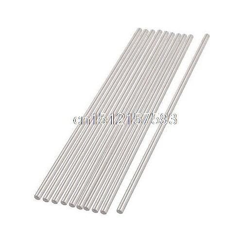 10 Pieces High Speed Steel HSS Round Turning Lathe Carbide Bars Rod 5mmx200mm