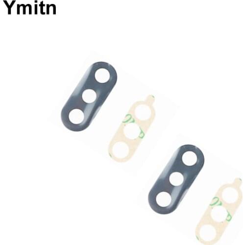 2Pcs New Ymitn Housing Back Camera glass Lens Cover with adhesive replacement For Xiaomi Max3 Max 3