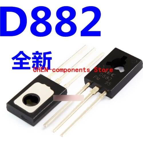 20pcs brand new D882 2SD882 TO-126 Triode
