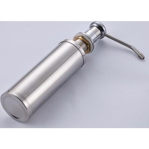 Kitchen Sink Liquid Soap DispenserChrome Deck Deck 220ML Detergent Bottle