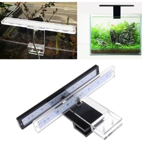 HOT Fish Tank Lamp LED Natural Lights USB Charging Aquarium Supply Reptile Case Thin for aquarium