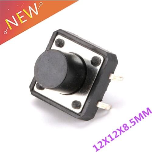 20Pcs/Lot Micro SwitchTouch Button Self-reset Button 12*12*8.5mm keys button DIP 4PIN Touch Switch