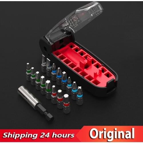 Xiaomi Wiha 17 IN 1 Wrench Screwdriver Bits Kit Magnetic Crocodile Mouth Shape Mini Portable Pocket Screwdriver Set Repair Tool