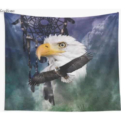 Eagle Spirit Wall Tapestry Beach Towel Polyester Blanket Yoga Shawl Mat
