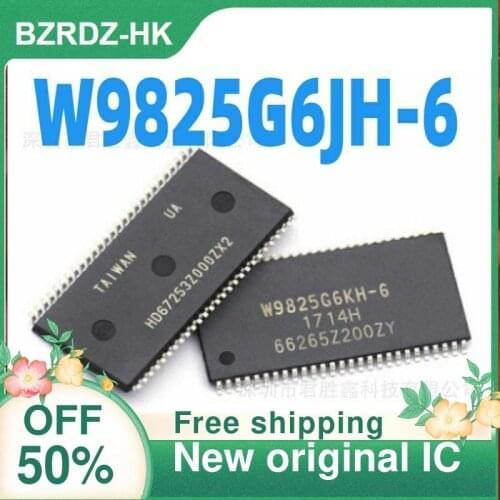 2-10PCS/lot W9825G6JH-6 W9825G6JH TSOP54 New original IC