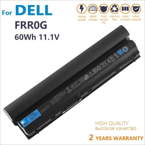 Genuine FRR0G Laptop Battery For DELL Latitude E6320 E6330 E6220 E6230 E6120 KJ321 RFJMW K4CP5 J79X4 7FF1K 11.1V 65Wh batteries
