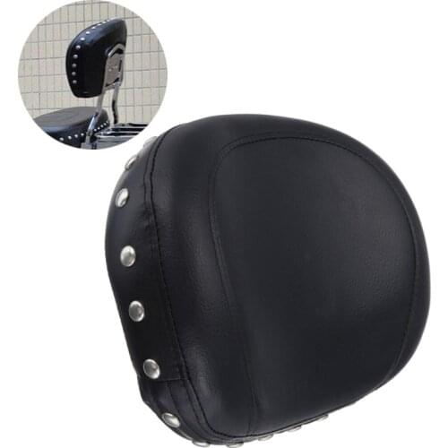 Motorcycle Sissy Bar Pad Backrest Cushion Pad Motorbike Seat Cover Pad For Honda Harley Choppers Touring Cruiser Custom Bike